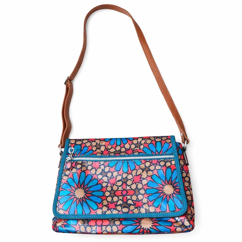 RELIC messenger Vibrant Floral Crossbody Bag